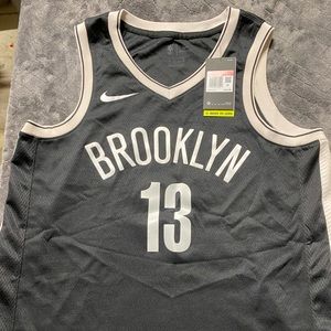 Mens New With Tags Size Large #13 HARDEN BROOKLYN NETS Nike NBA Jersey.